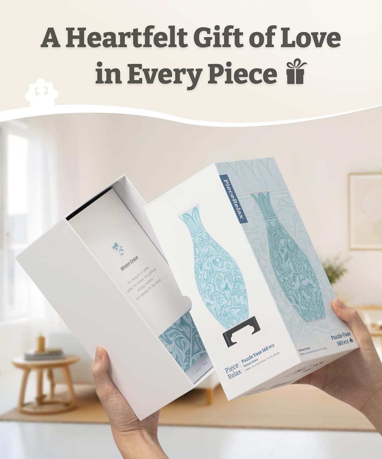 🔥HOT SALE 50% OFF🔥Unique Flower Vase - 3D Puzzle Vase to Flower Arrangement and Home Decoration