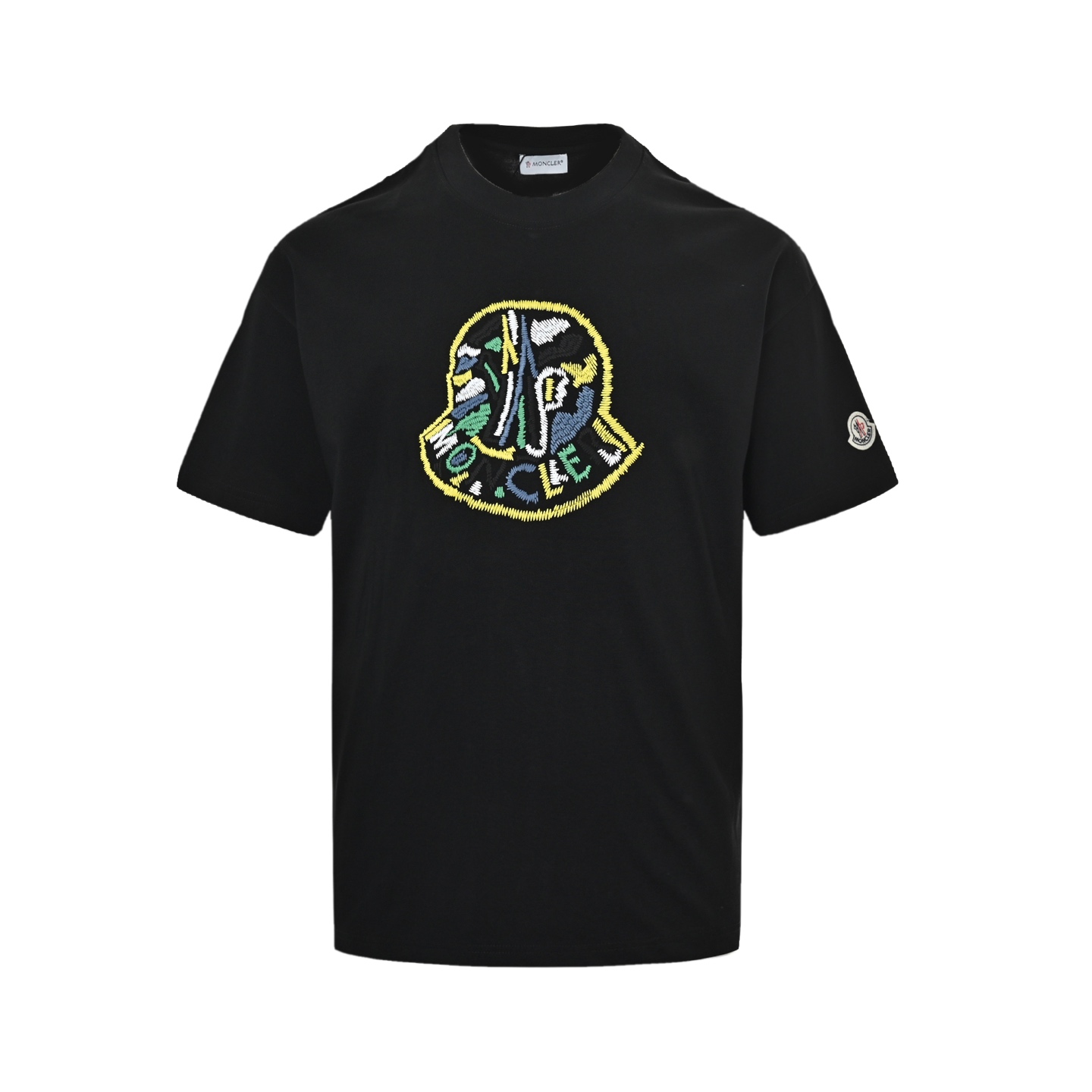 Moncler 25ss embroidered logo short sleeve