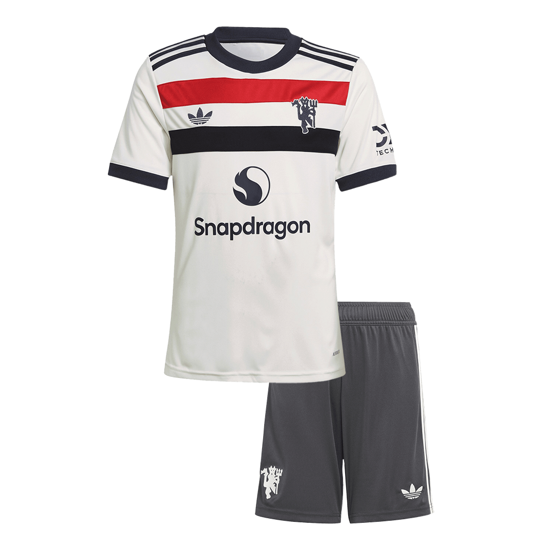 Manchester United Kids' Third Away Football Shirt (Shirt + Shorts) 2024/25