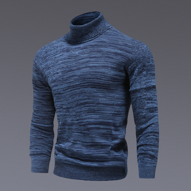 Casual Slim-Fit Turtleneck