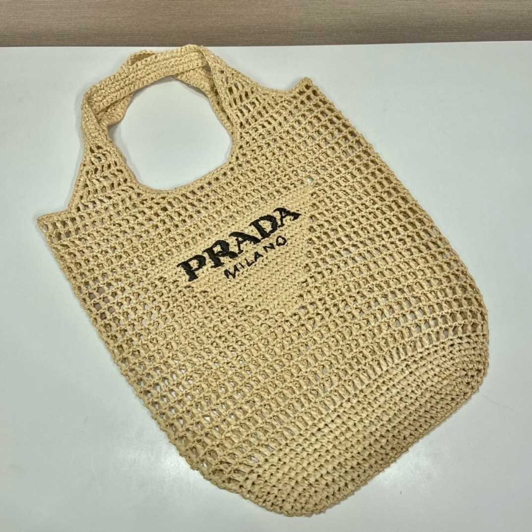 Prada Raffia Tote Bag 1BG424