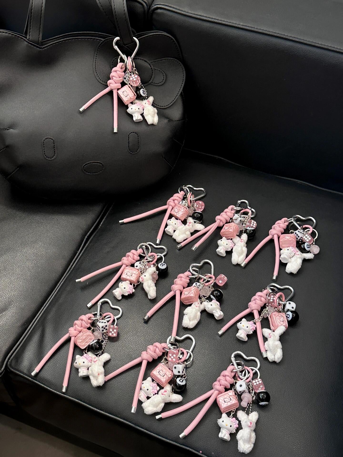 Charmmy Kitty Handmade Bag Charm Handbag Chains Decoration for Women Pendant Accessories for Purse Designer Shoulder Bag