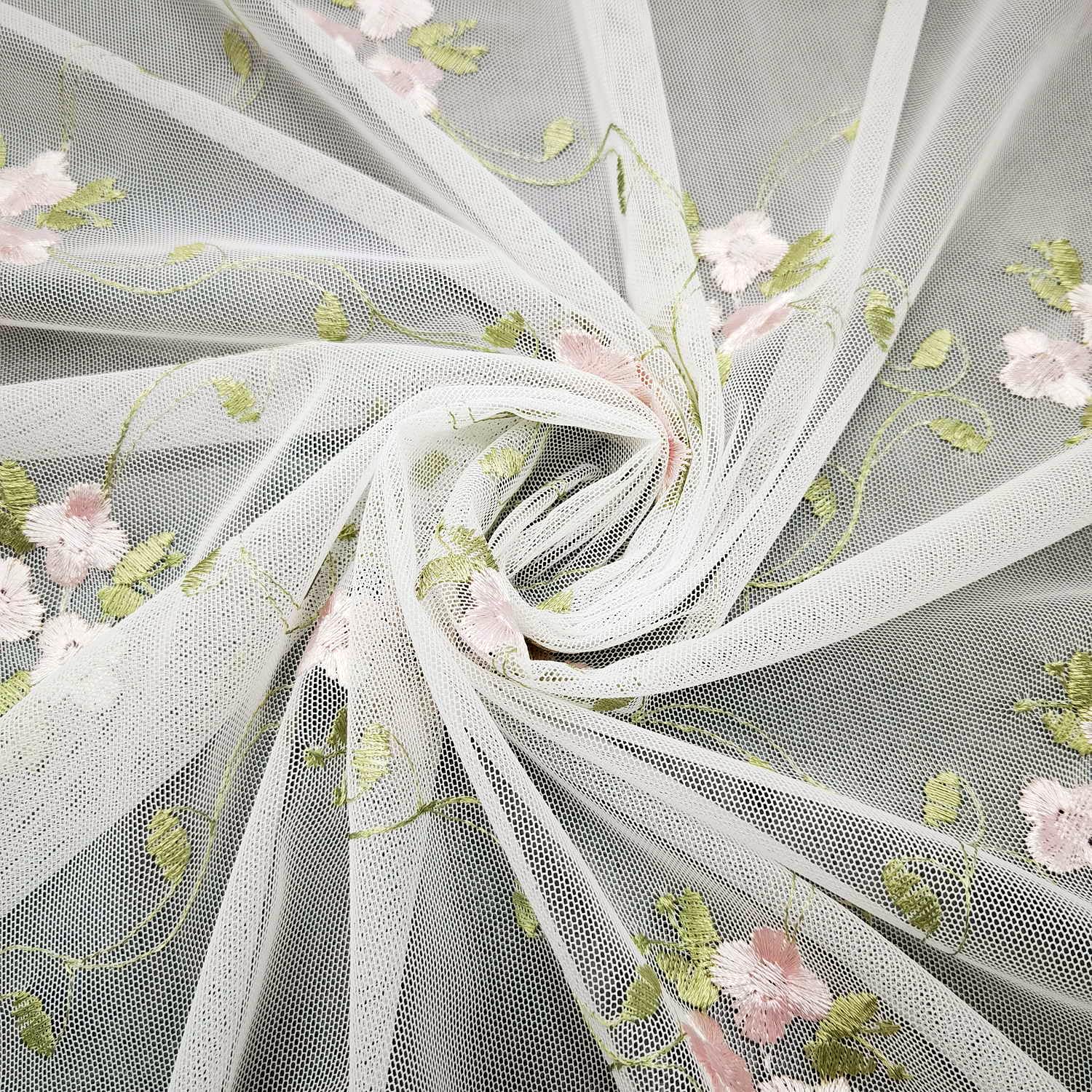 Elegant Floral Lace Balloon Curtains