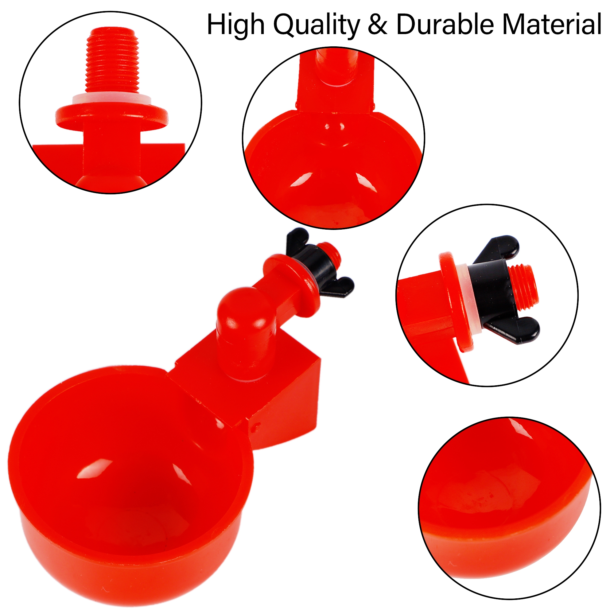 (🔥Last Day Promotion-SAVE 65% OFF)🔥Automatic Chicken Water Cup Waterer Kit -BUY 10 GET 10 FREE & FREE SHIPPING