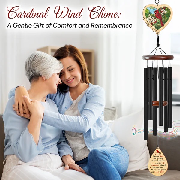 🏆Last Day 50% OFF⚡Cardinal Memorial Wind Chimes 32in