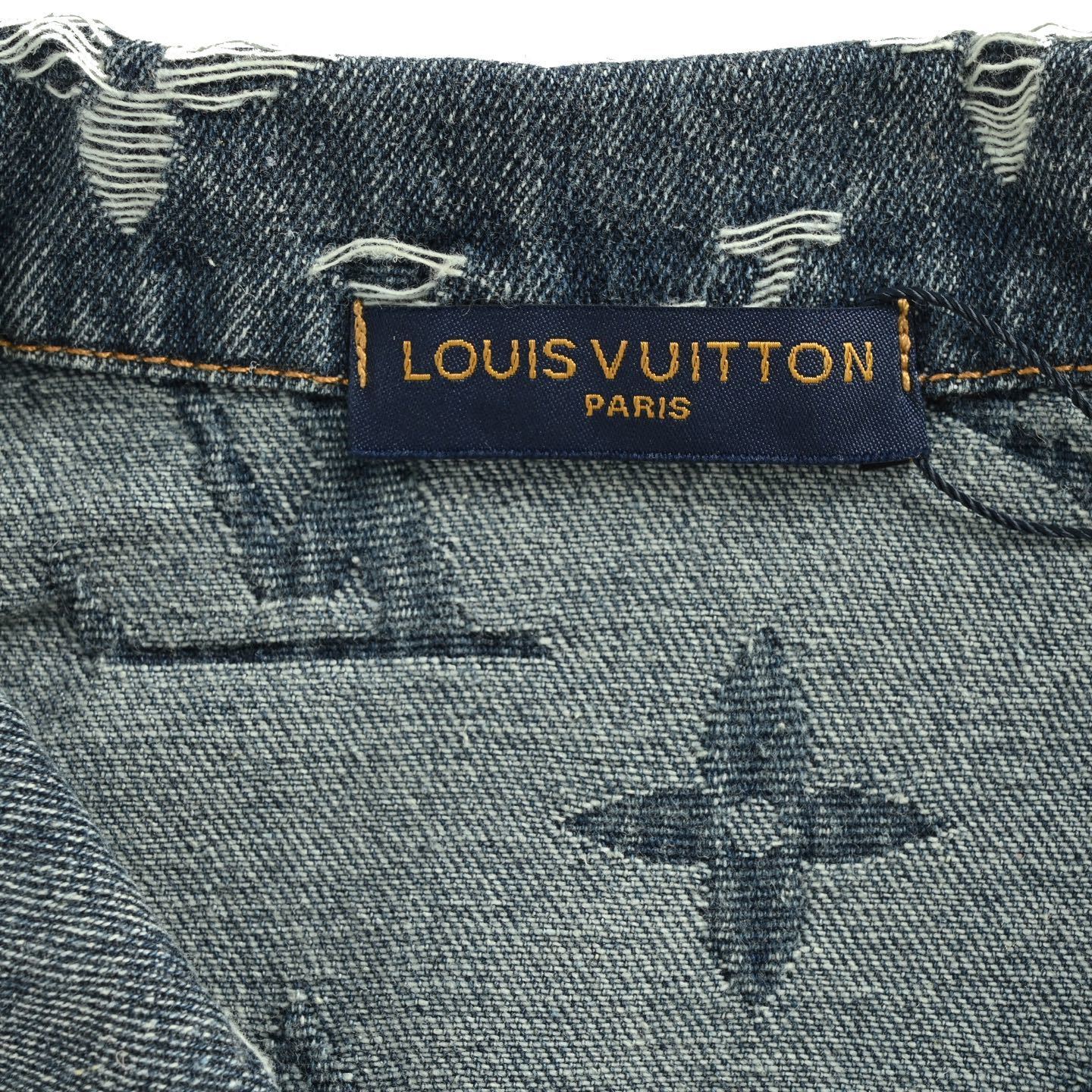 Louis Vuitton 25Fw all-over monogram jacquard denim jacket