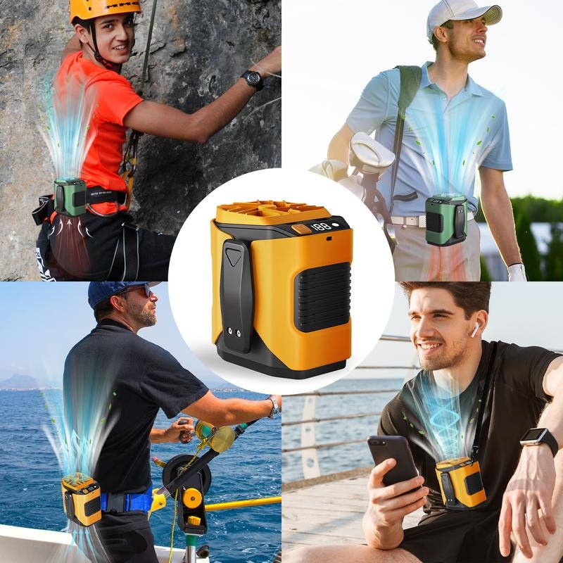 💥ON SALE💥Upgrade Personal Portable Waist Clip Fan,10 Speeds 10000RPM Strong Airflow