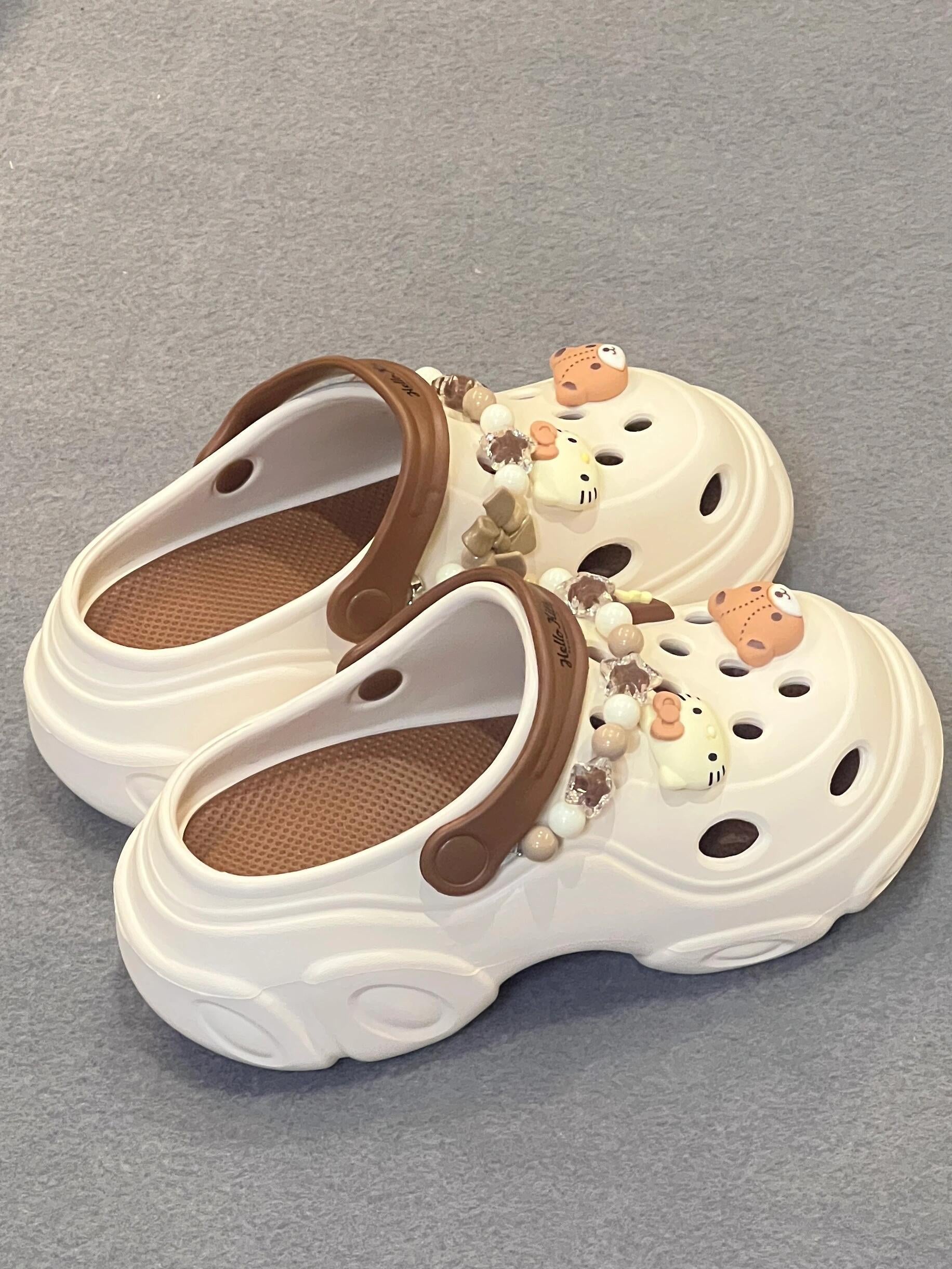 Sanrio Clogs Platform Shoes Sandal Casual Summer for Woman