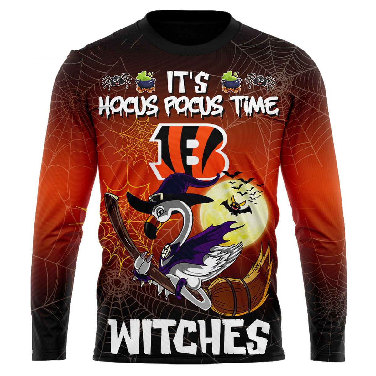 CINCINNATI BENGALS 3D HOODIE HALLOWEEN002