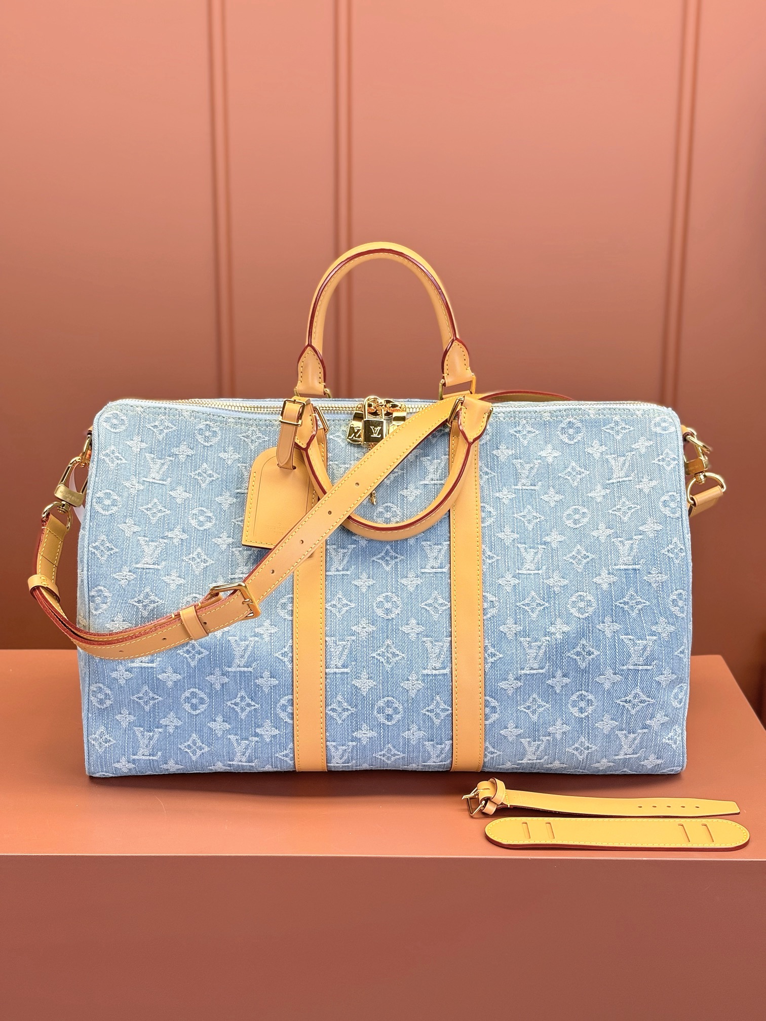 Louis Vuitton KEEPALL BANDOULIÈRE 45 Travel Bag M25334