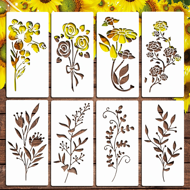 🔥Last Day 60% OFF🔥Blooming Flowers Stencil Kit - DIY decor📦BUY 2 SETS GET FREE SHIPPING NOW