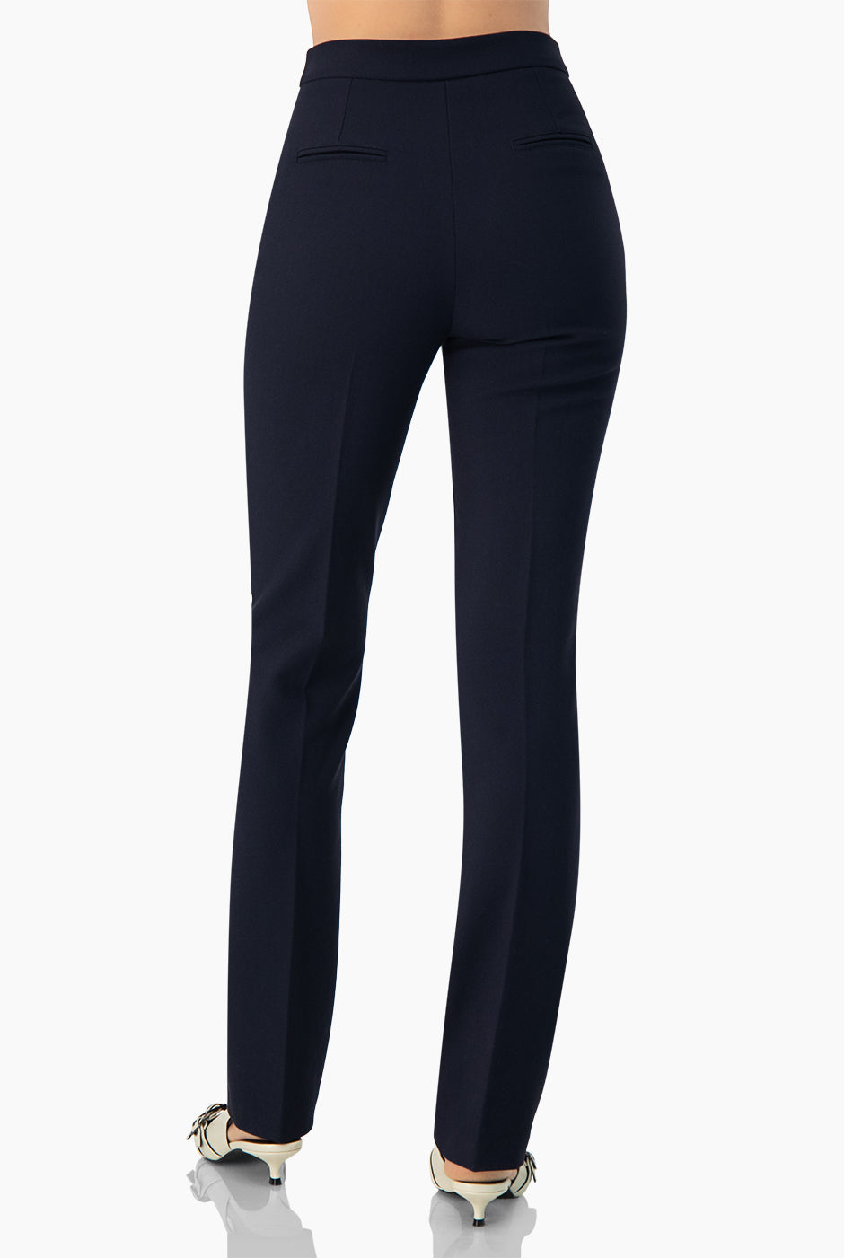 Pantalon recto color marino