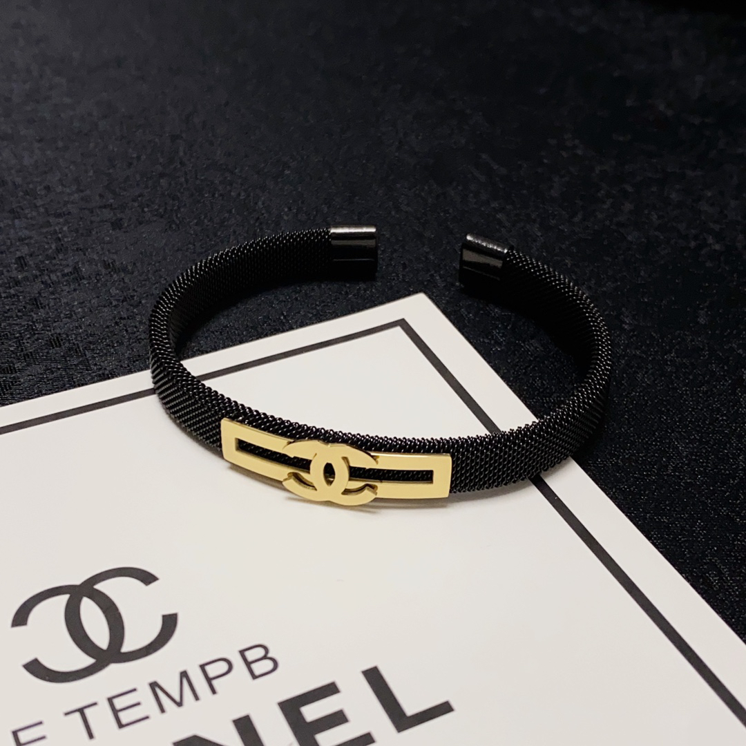 Chanel carbon black bracelet