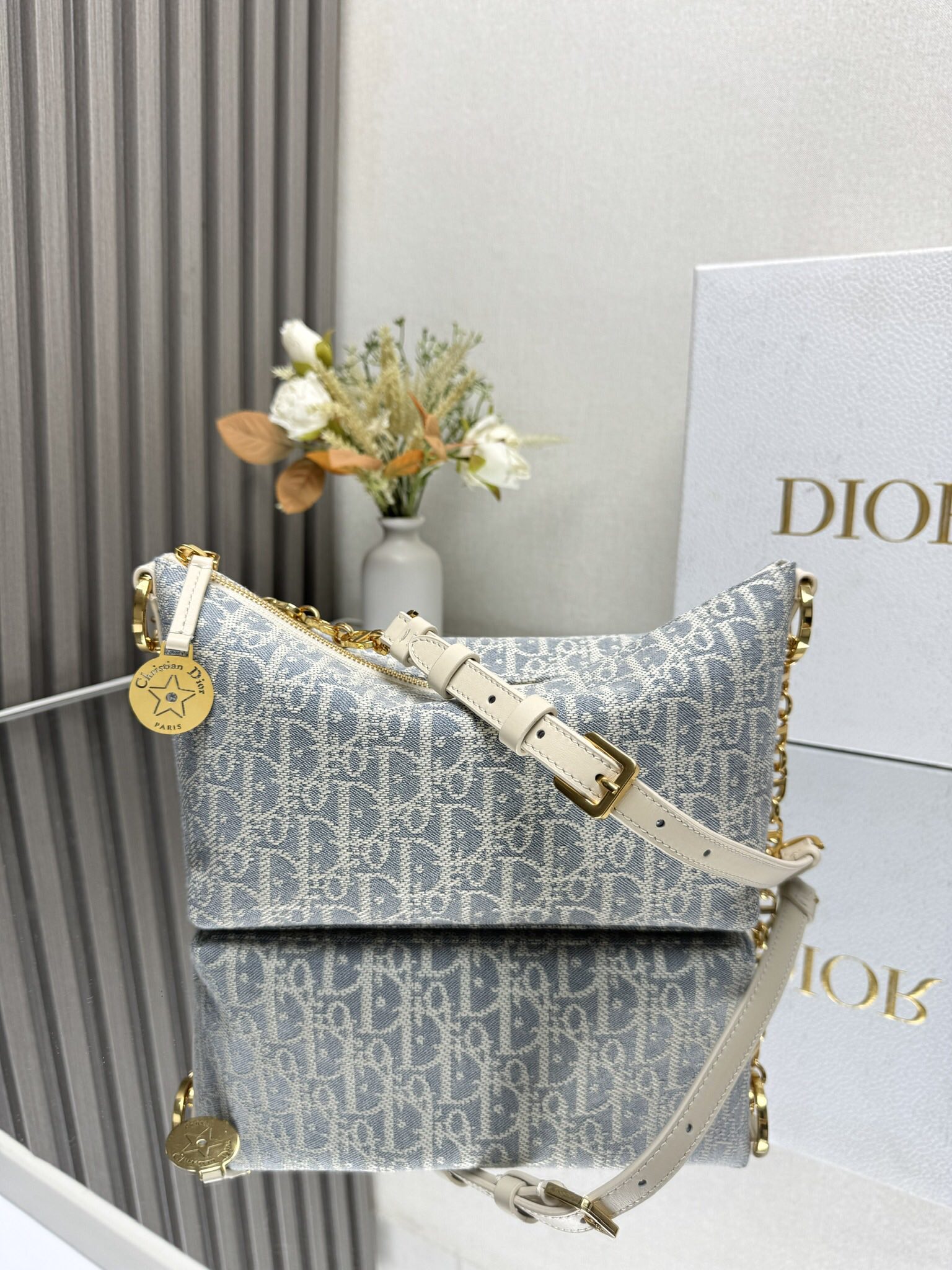 Dior star Hobo chain bag 3202
