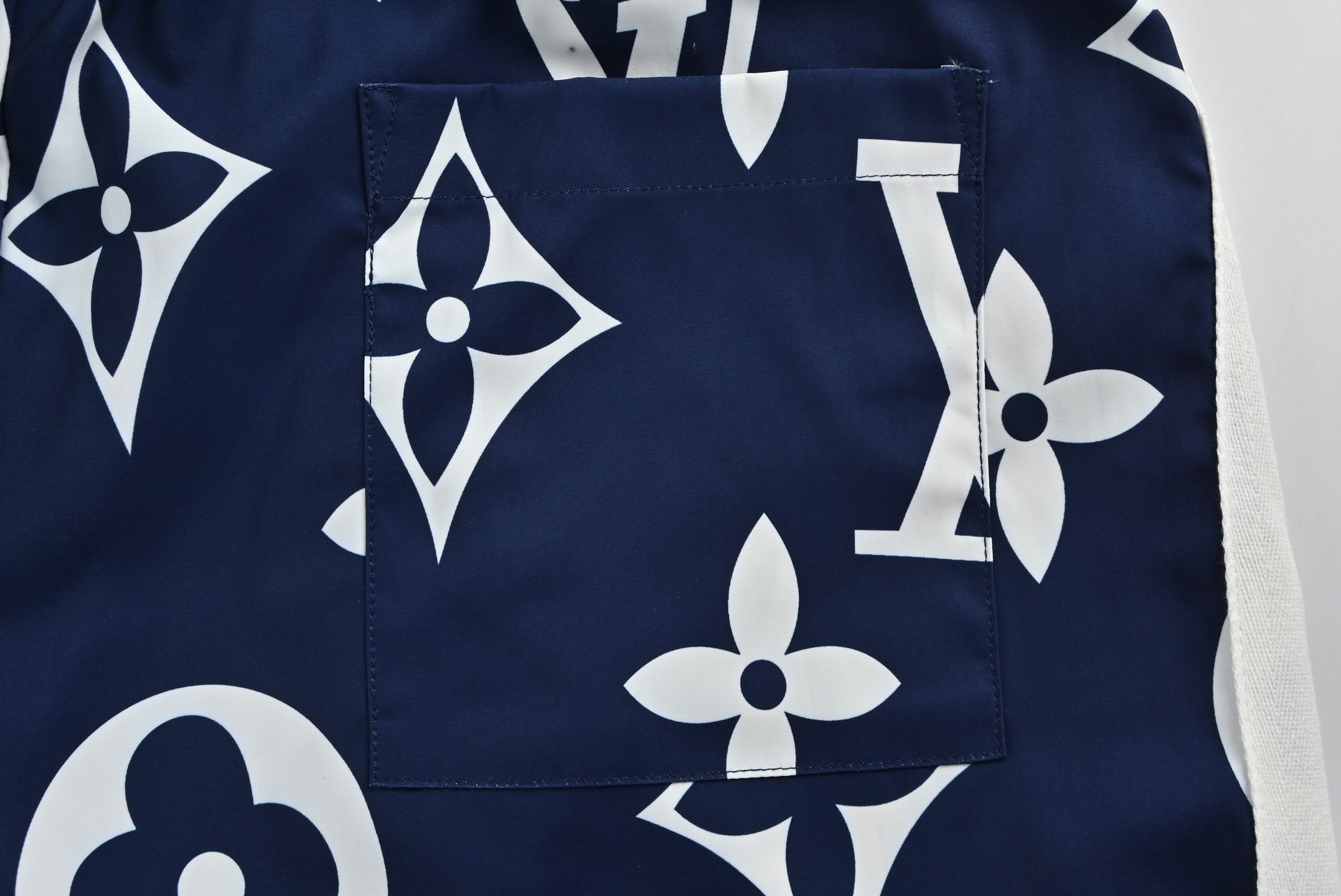 Louis Vuitton Monogram Full Print Side Ribbon Shorts
