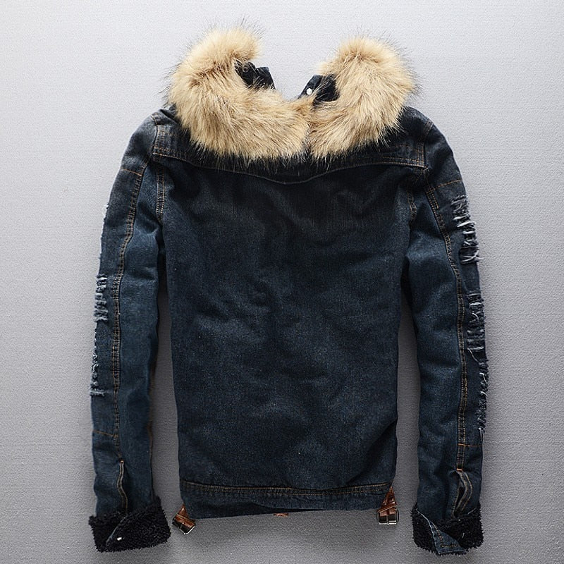 Denim casual jacket