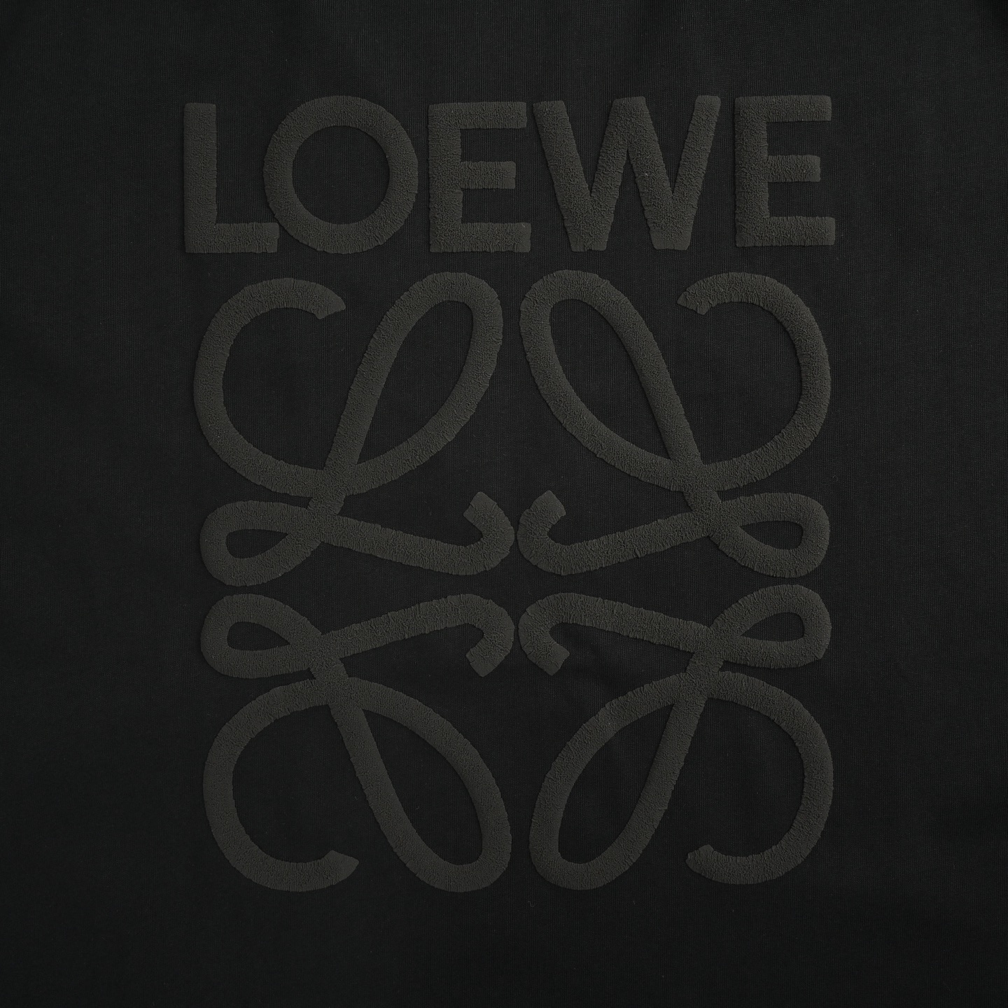 Loewe 25ss foam four-leaf clover short sleeve