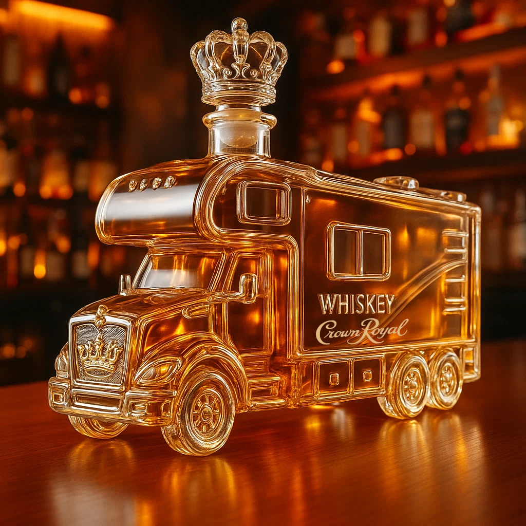 RV Whiskey Bottle