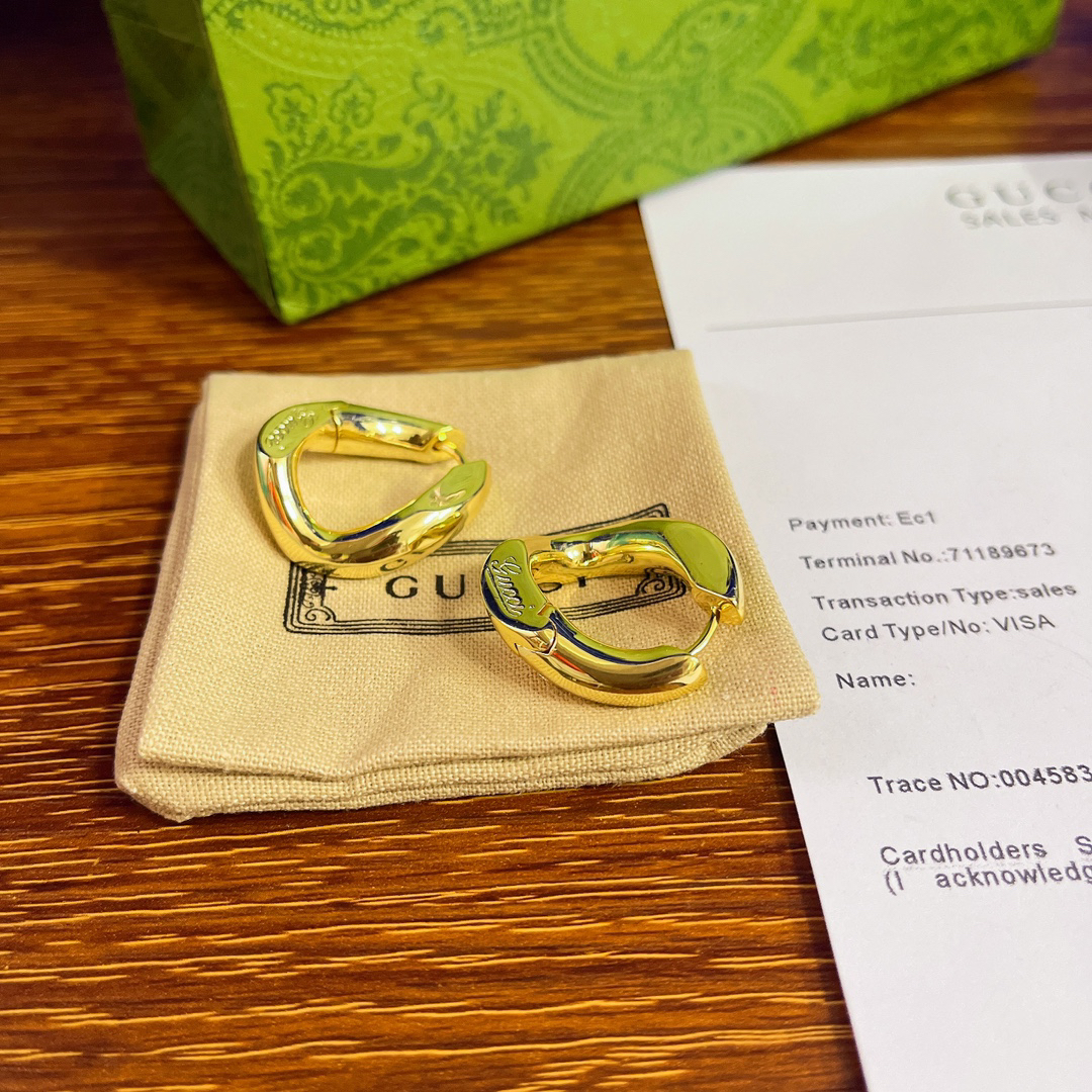 Gucci gold-tone earrings