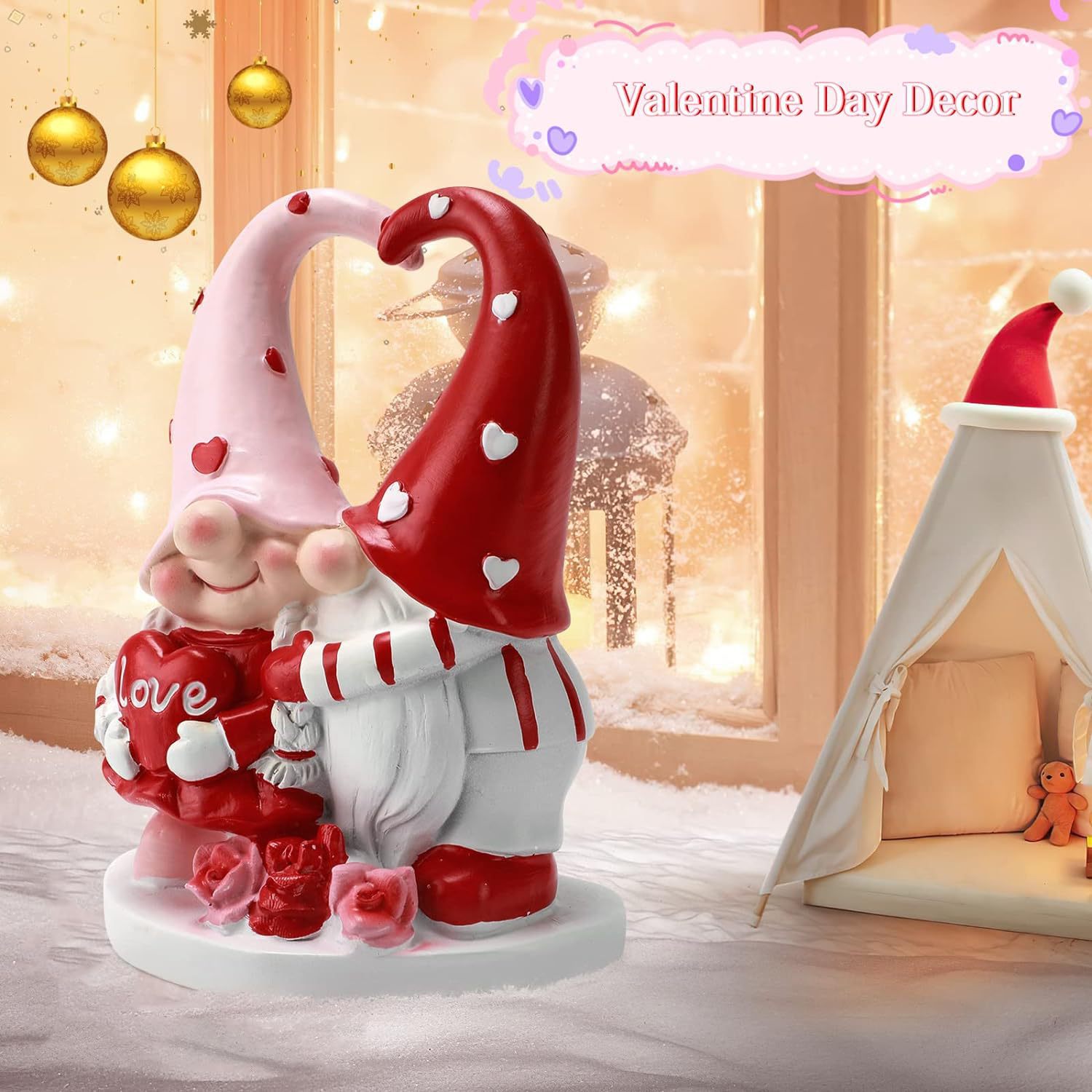 💖 Valentine's Day Sale 49% OFF 💖 Lovely Handmade Resin Gnome For Holiday Gift Present