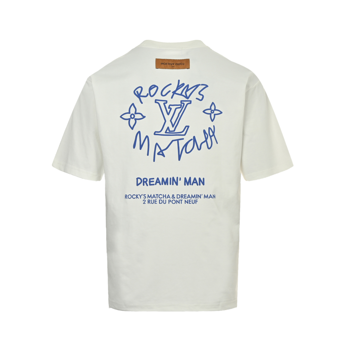 Louis Vuitton 25ss Dreamer Graffiti Slogan Print Short Sleeve