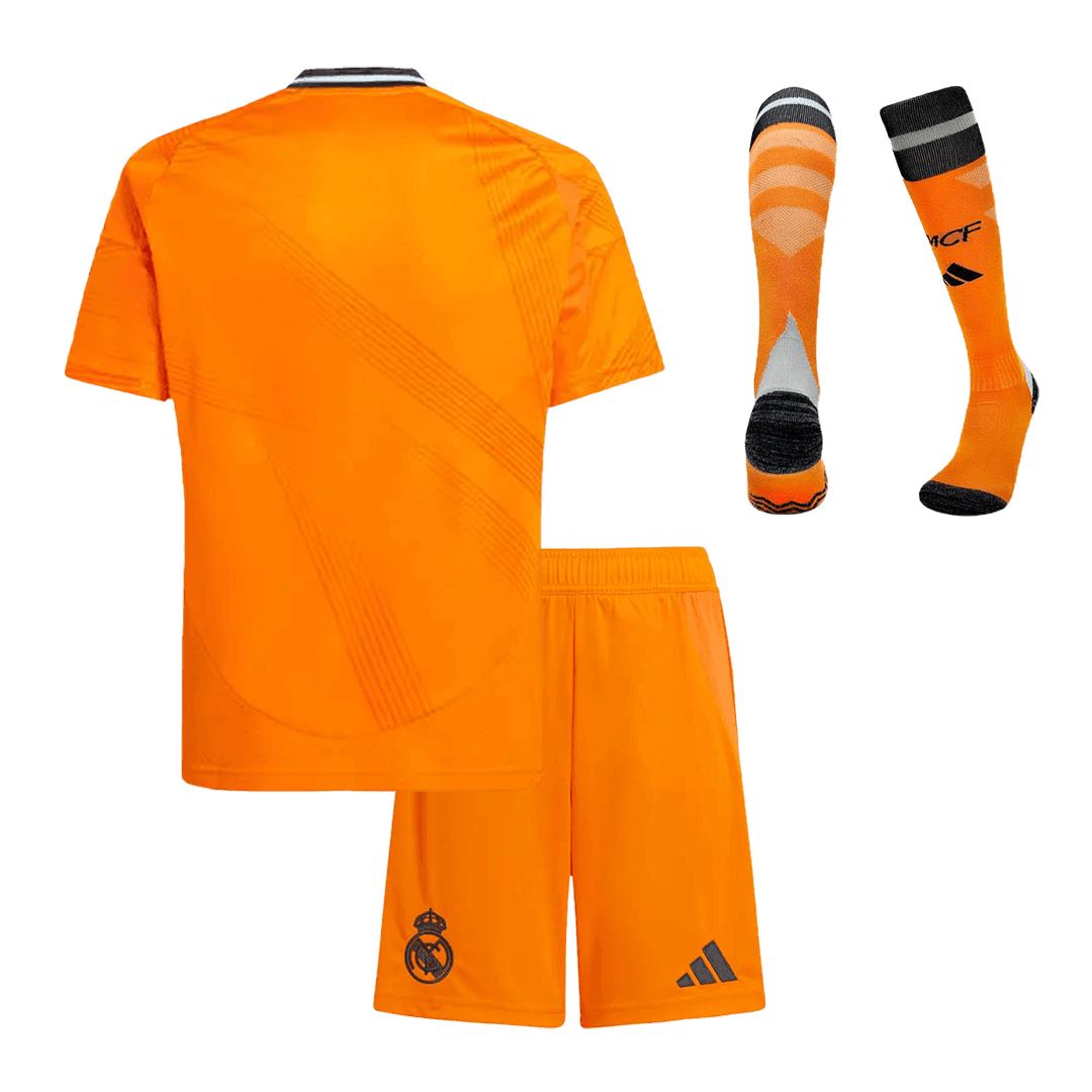 Real Madrid Kids Away Football Jersey (Shirt+Shorts+Socks) 2024/25
