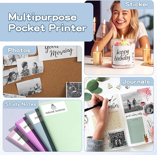 🖨️🖨️2” Mini Portable Thermal Printer