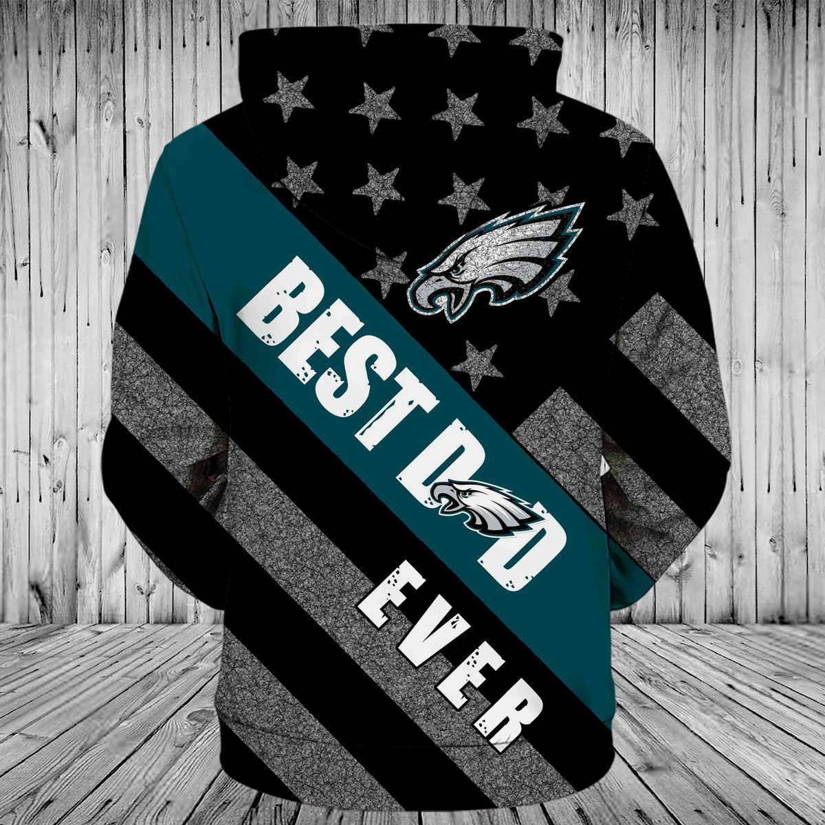 EAGLES HOODIE 3D DAD68
