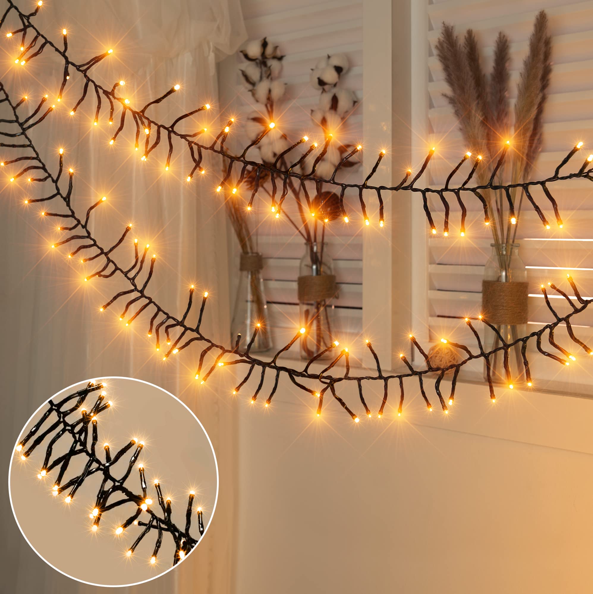 540 LED 35.4 ft Christmas String Lights with Remote