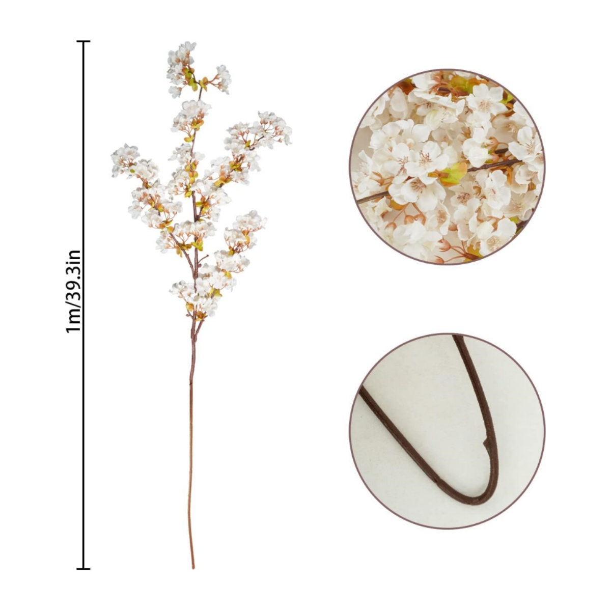 🔥Last Day 50% OFF🔥Silk Cherry Blossom Branches - 3 Pack