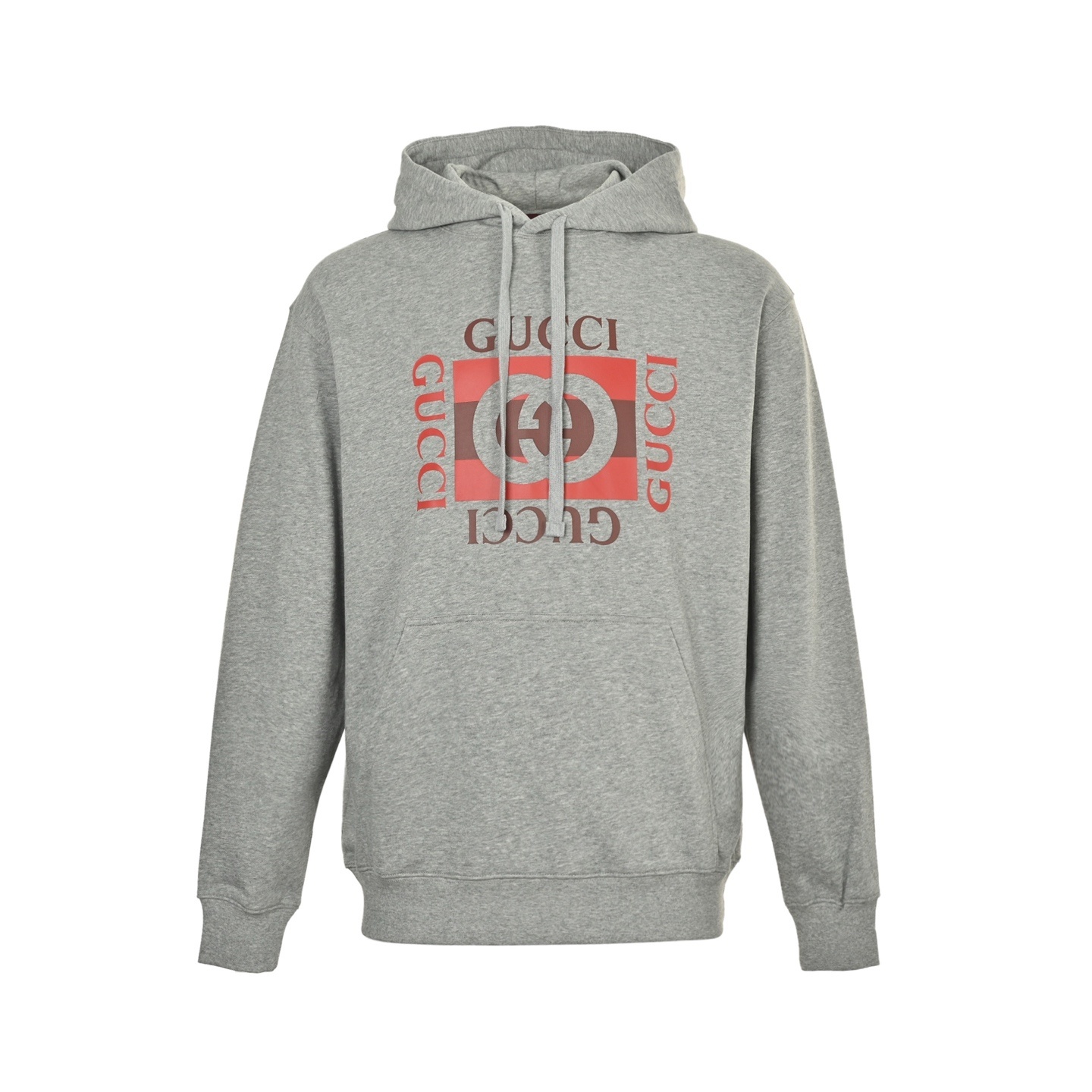 Gucci 25Fw block print hooded sweatshirt