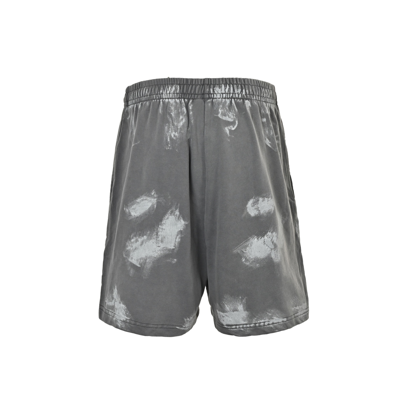 Balenciaga 25ss paint-jet embroidered shorts
