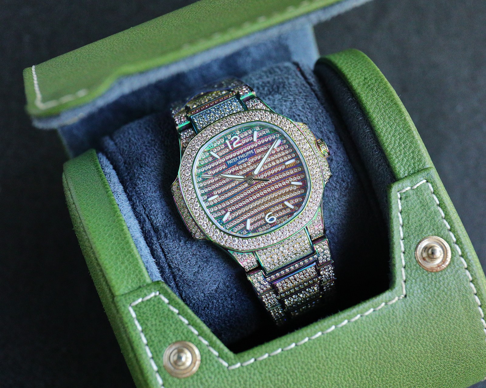 Patek Philippe 7118 Women's Nautilus Full Diamond Limited Edition