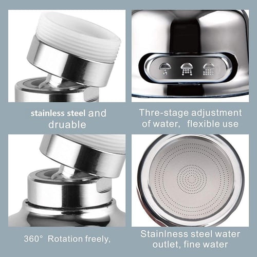 (💥45% OFF--Last Day Sale)--Upgraded 360° Rotatable Faucet Sprayer Head--BUY 3 GET 2 FREE & FREE SHIPPING