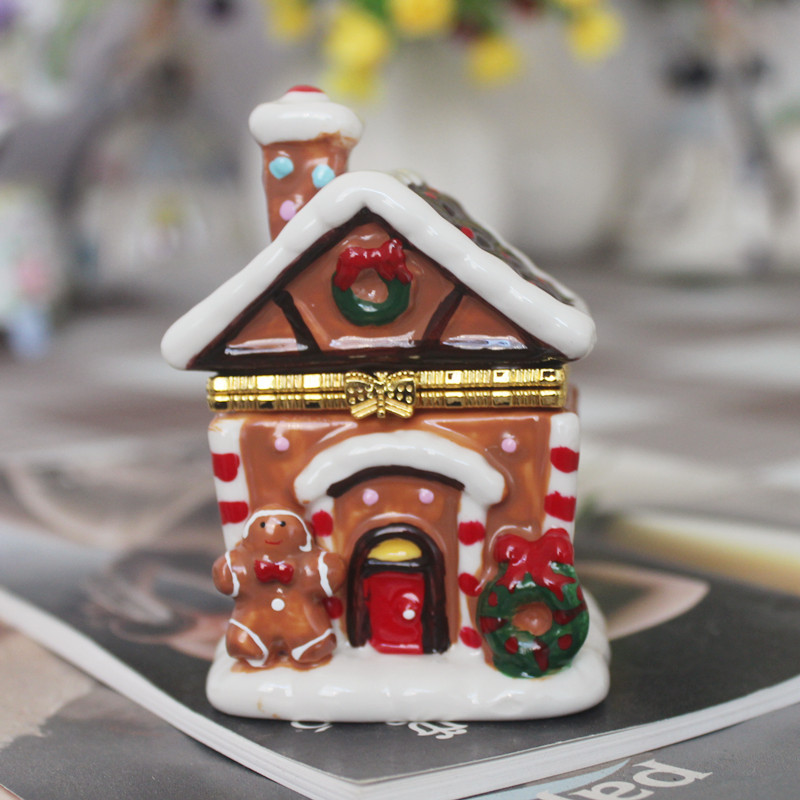 🎄Early Christmas Sale 49% OFF🎄Christmas Hand Painted Ceramic Jewelry Box