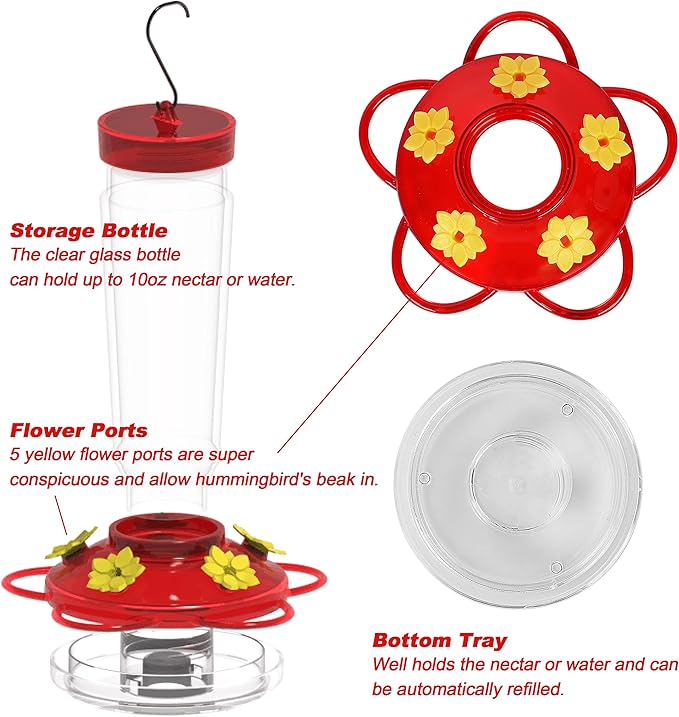 💥Hanging Outdoor Hummingbird Feeder🐦 50% OFF🎁