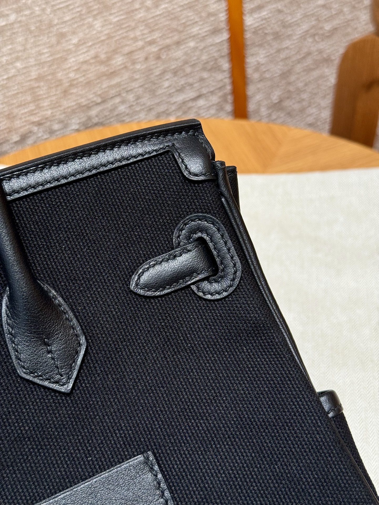 Hermès Birkin cargo 89Noir handbag (handmade to order)