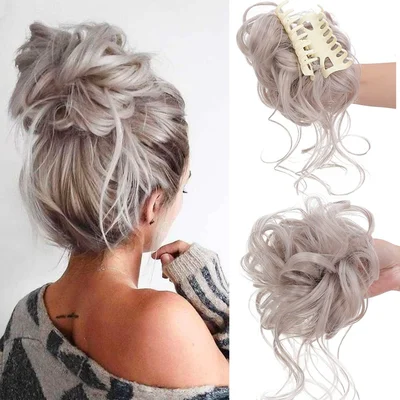 🔥🔥Buy 1 Get 1 Free💖 - Curly Bun Hair Claw Clips