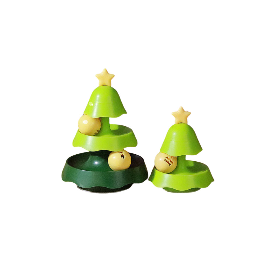 2024 Brand new cat toy Christmas tree carousel🔥（Special sale last day）