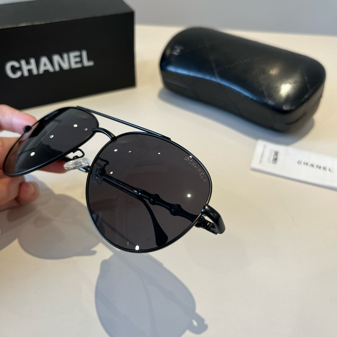 Chanel round frame sunglasses