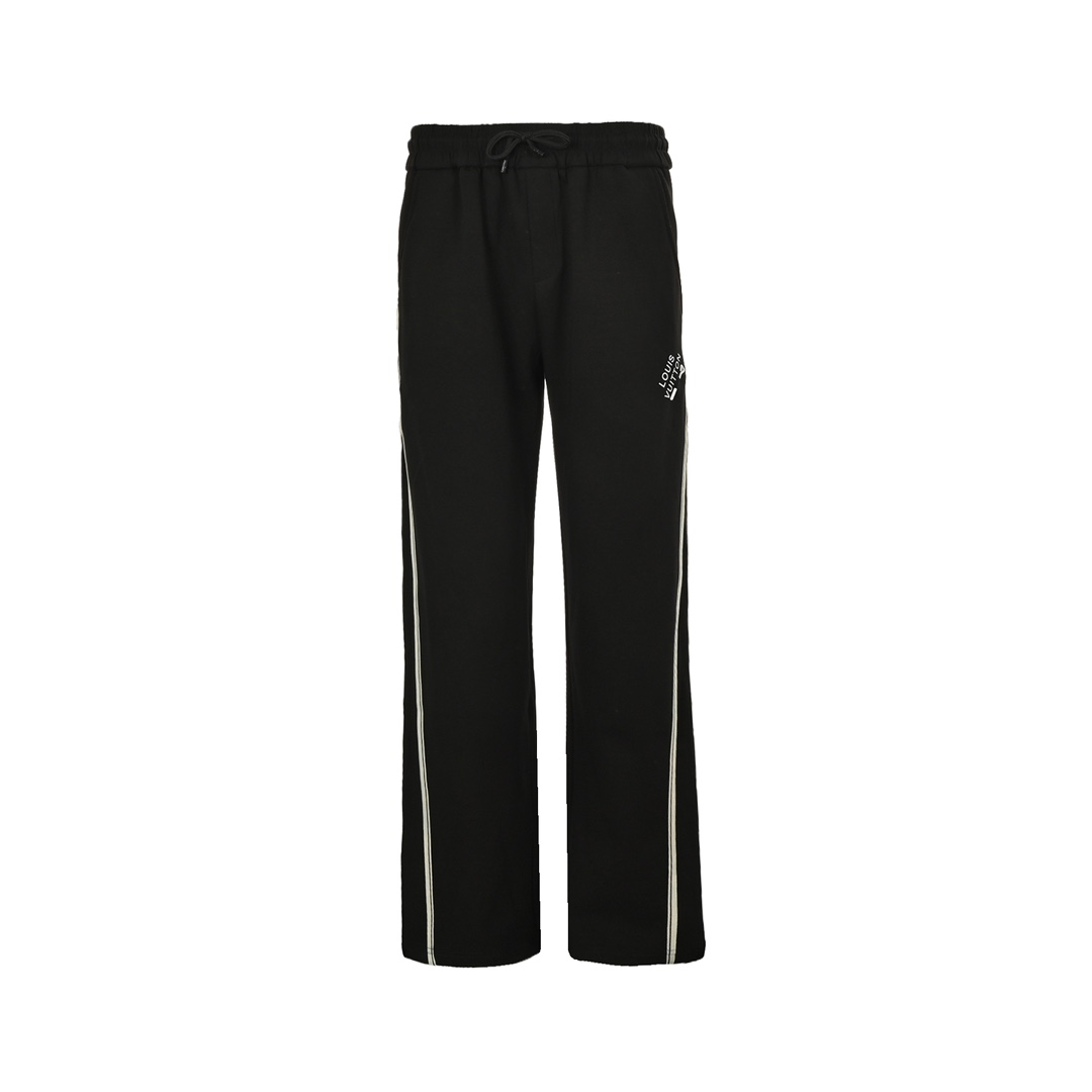 Louis Vuitton 24Fw wide-leg trousers with pin-stitched straps