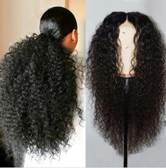 New Curly Lace Frontal Hair | Black/Brown Hair