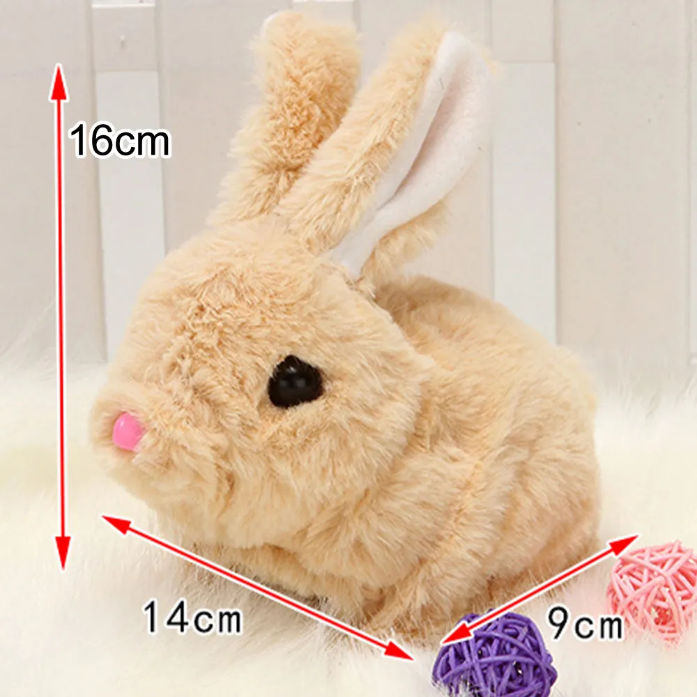 Educational Interactive Toys Bunnies Can Walk and Squeaky Easter Gift