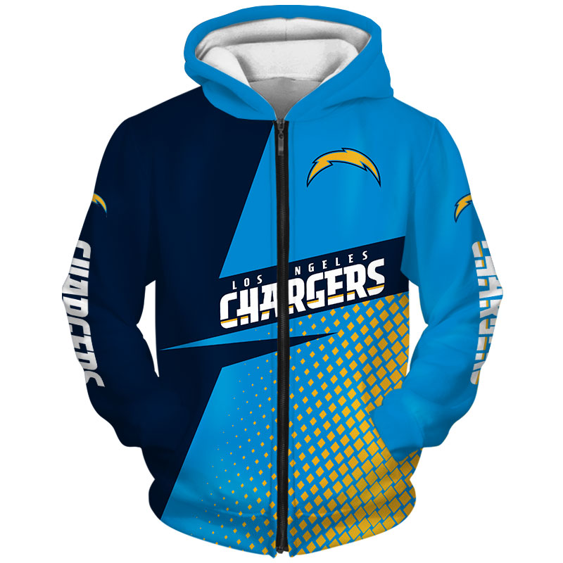LOS ANGELES CHARGERS 3D HOODIE LLAC006