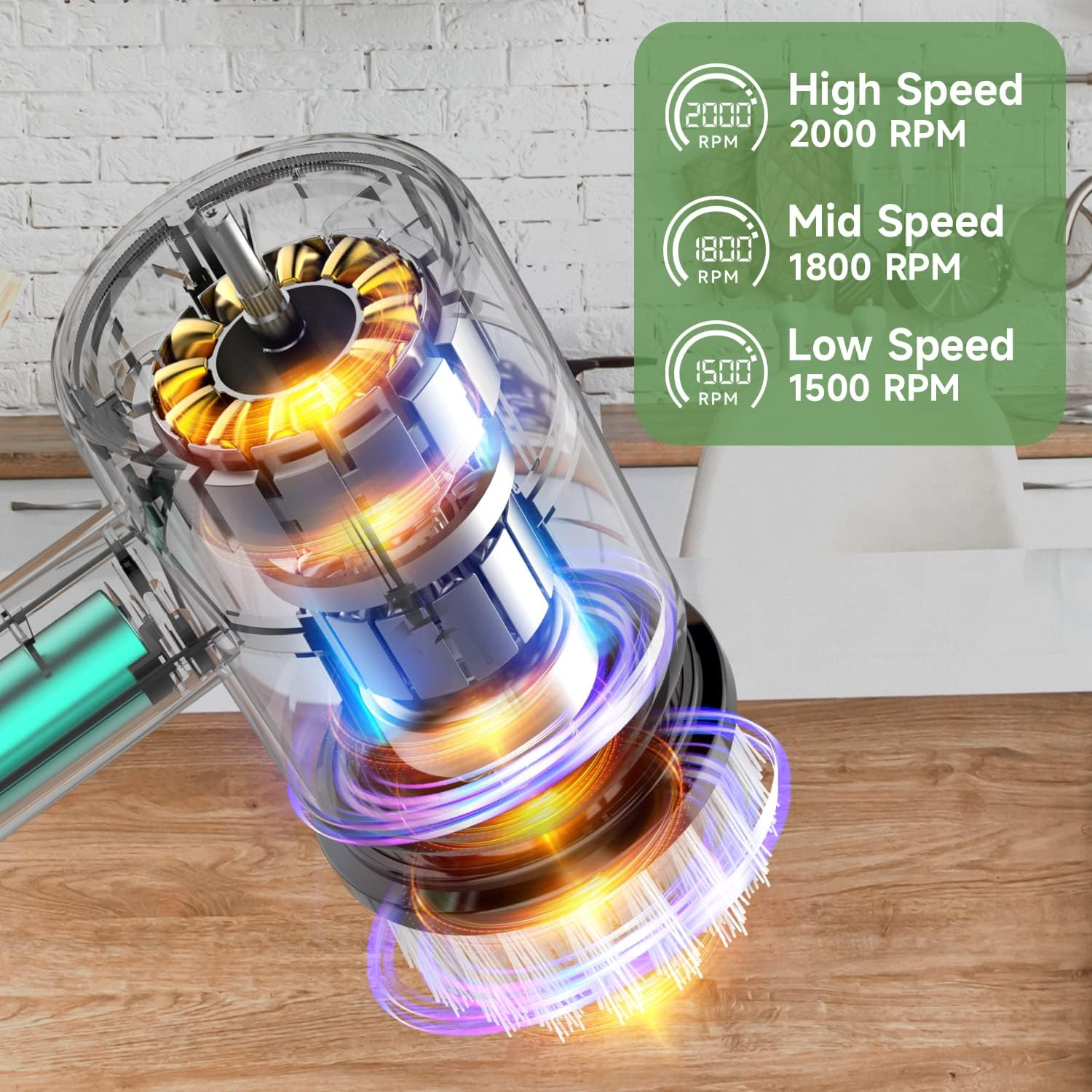 Green Electric Spin Scrubber