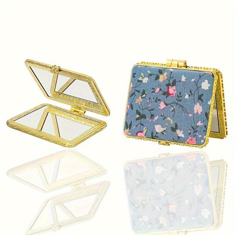 🔥Last Day 50% OFF🔥Makeup Mirror Set, 4 Counts Vintage Makeup Mirrors, Foldable Cosmetic Mirrors