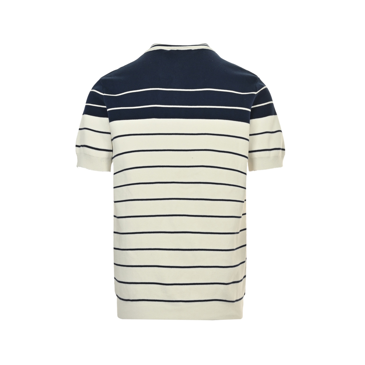 Gucci 25ss striped knitted Polo short-sleeved