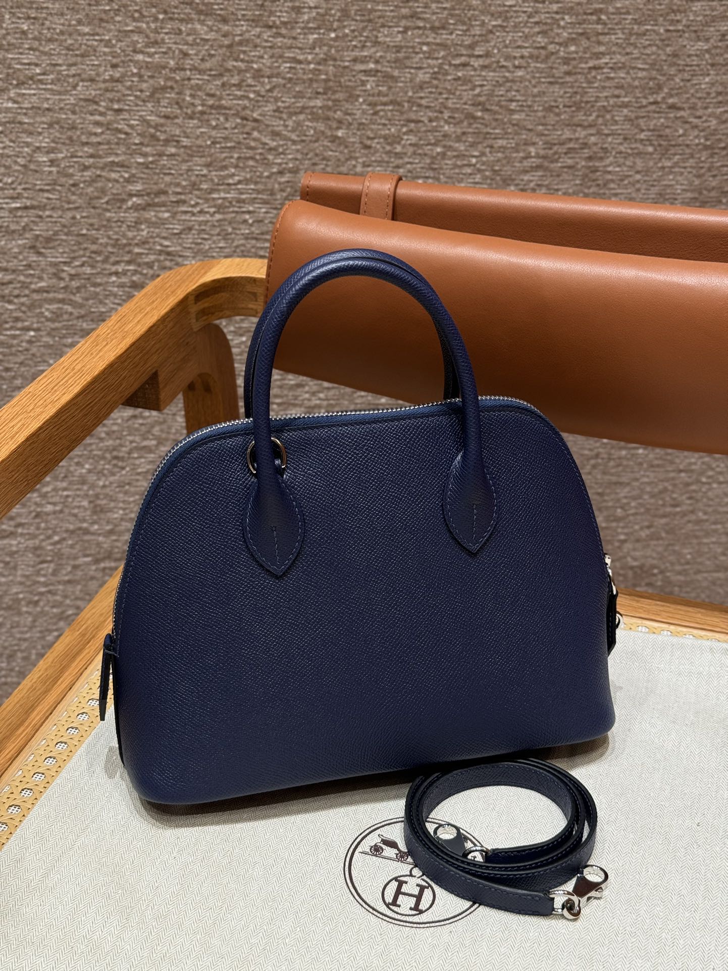 Hermès Bolide 73 Blue saphir (Handmade to order)