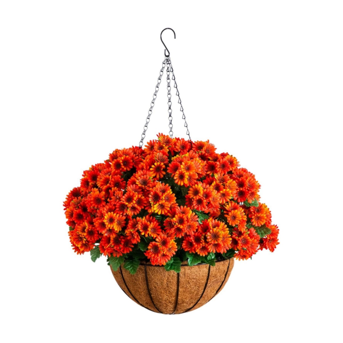 💥Last Day 49% OFF💥UV Resistant Artificial Chrysanthemum Hanging Basket