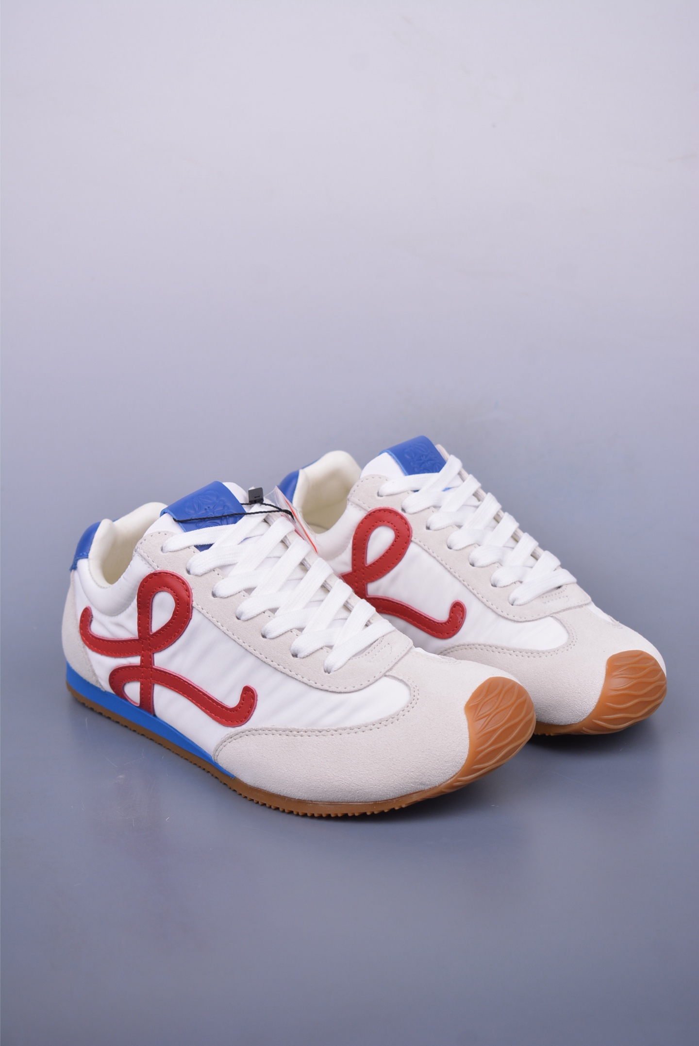 Loewe Ballet Runner 2.0 Sneakers White Blue Red 2FLLBR282X02-4868